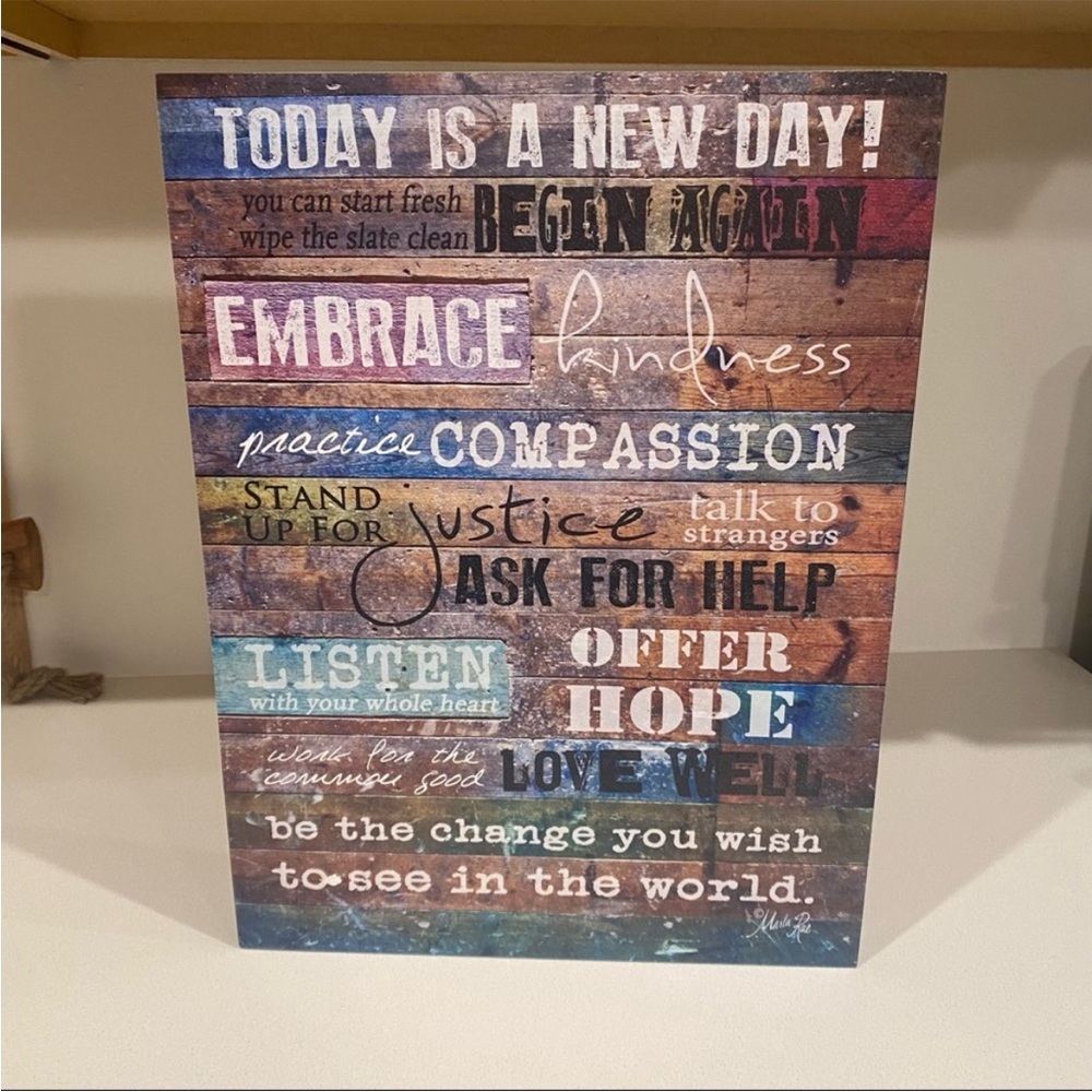 Marla Rae Wood Wall Hanging 12x16